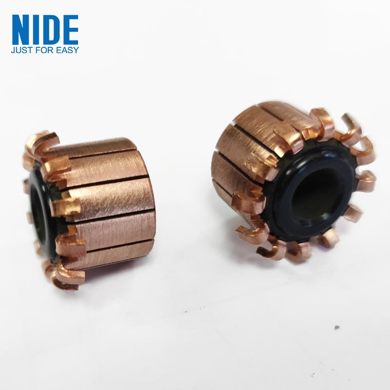 12P pumpa uisge DC Motor commutator airson càr