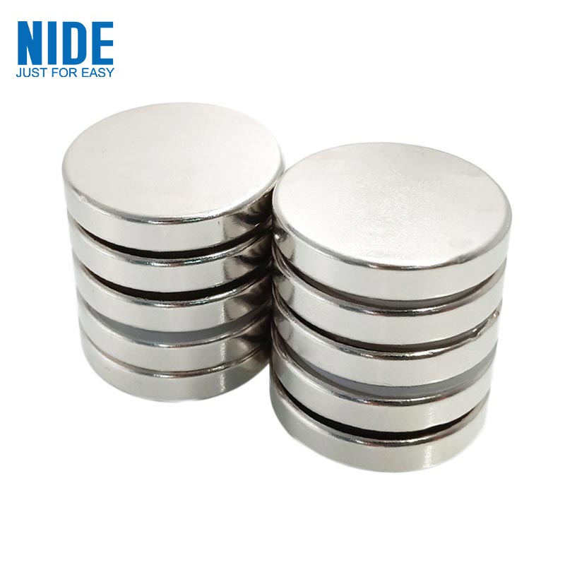 Magnet NdFeB air a shìneadh le diosc neodymium